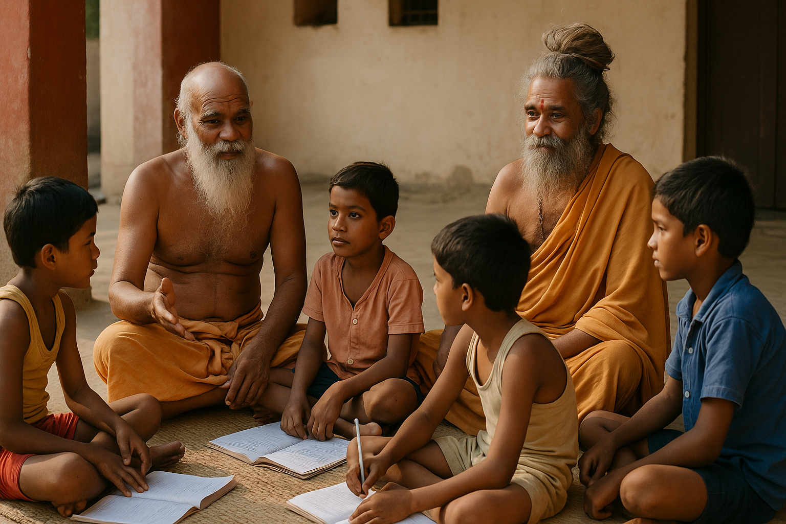 20250528_1619_Gurukul at Digambar Akhara_simple_compose_01jwb83svqe95svmgqprrtxaax